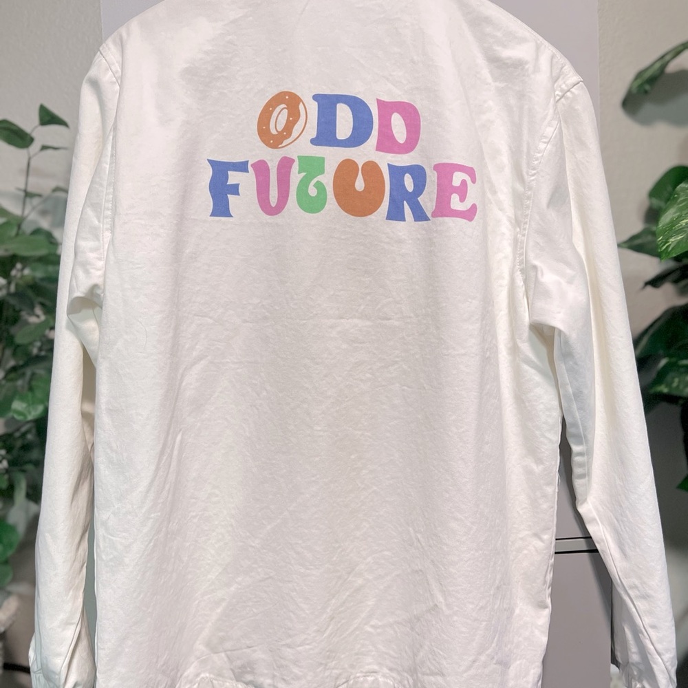 Odd Future White Coaches Jacket - image 3